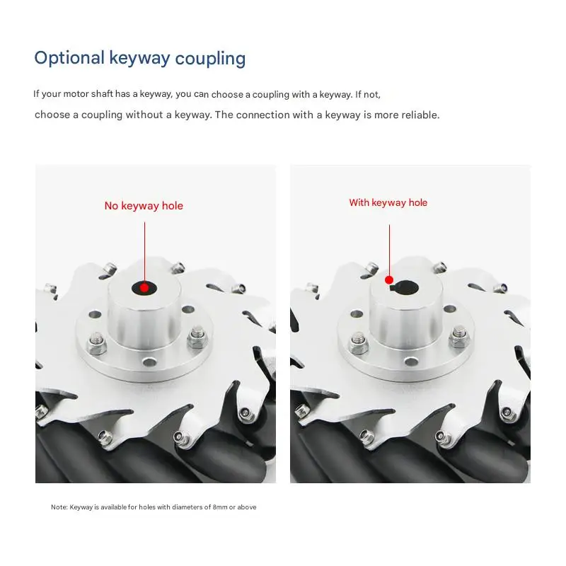 100mm、127mm diameters ,WHEELTEC Mecanum wheels