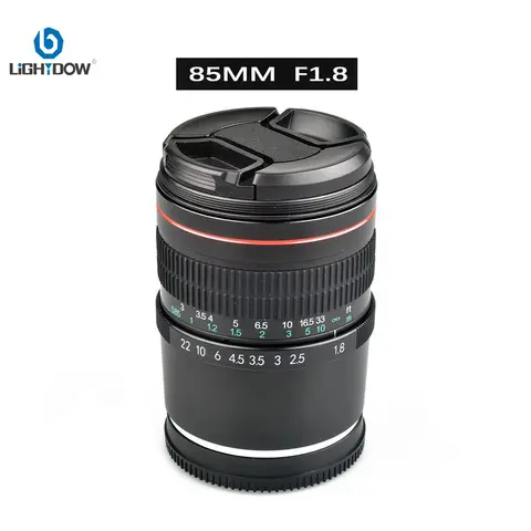 Lightdow 85mm F1.8 Medium Telephoto Portrait Lensfor Canon R8 R10 R50 R5 R5C R6 R Ra RP Mark II  R7 R100 Mirrorless Cameras