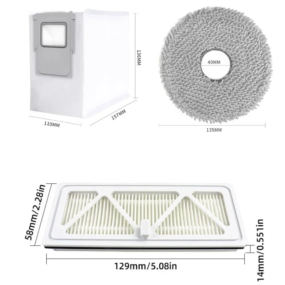 3-pcs-filter-mop-cloth-dust-bag-side-brush-set-for-dji-for-romo-s-a-p-vacuum-cleaner-replacement-parts-accessories