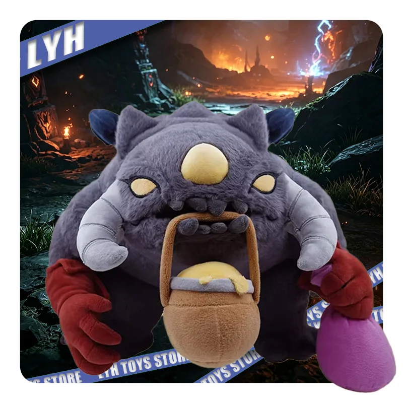 DOTA2 TI2026 Roshan Meat Mountain Giant Plush Doll With Honey Jar Premium Limited Exclusive Official Collectible Birthday Gift