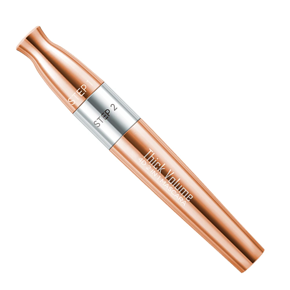 

1pc Waterproof Double-End 4D Eyelash 2-In-1 Ultra-Fine Mascara For Women Thickening Lengthening Daily Use Cosplay