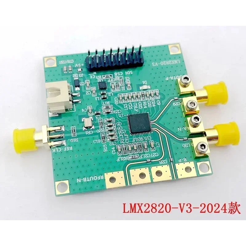 

NEW Version LMX2820 5.65-11.3GHz High-Power Output Low Phase Noise Source Evaluation Development Board