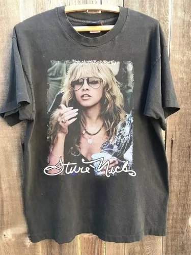 

Stevie Nicks 90s Tshirt Fleetwood Mac Band for Men Women Tshirt Casual and Comfortable Summer Cotton Tops