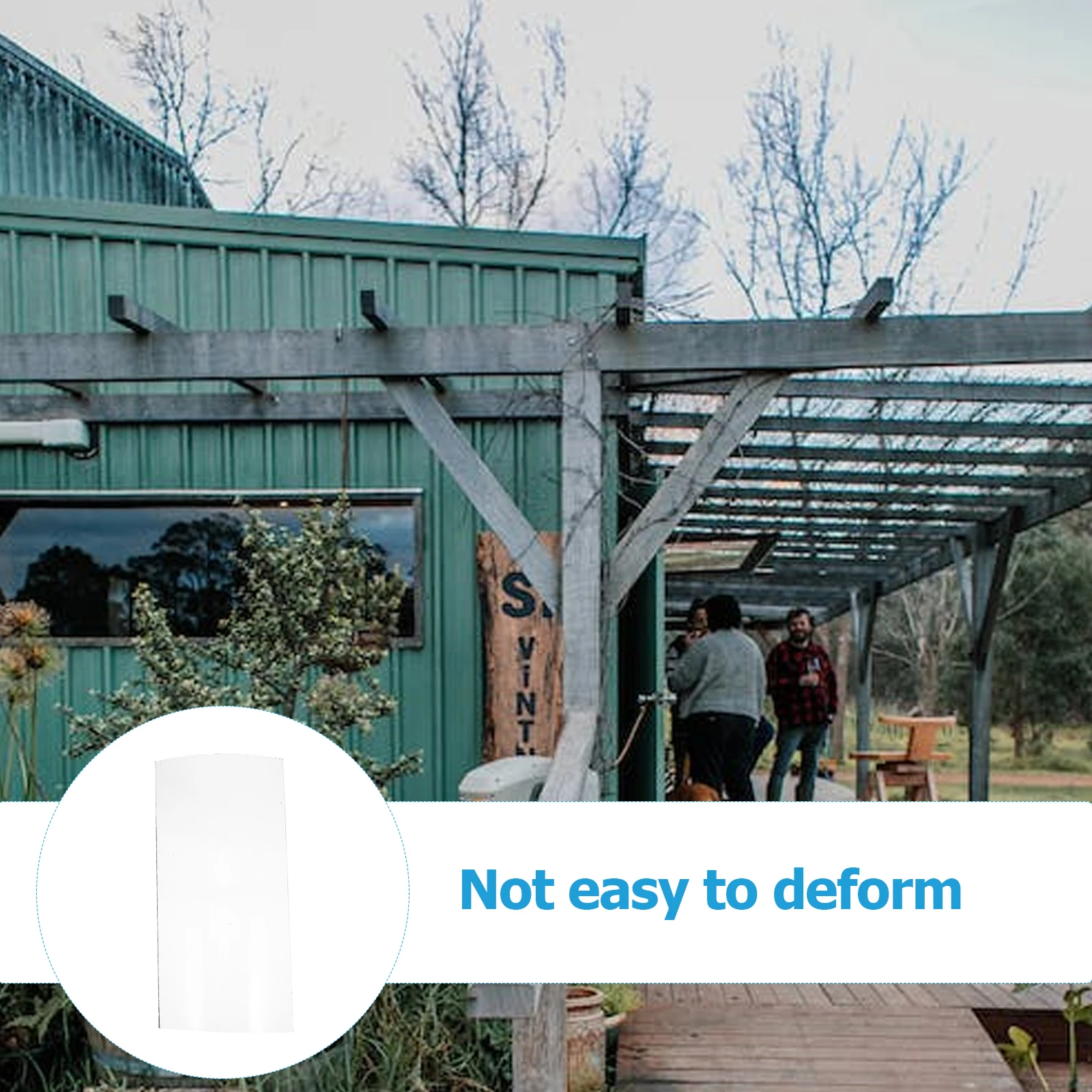 

Glass Roof Tile Transparent Light Panel Sunlight Room Garden Patio Cover No Maintenance Required Weatherproof Glass Roof Tile