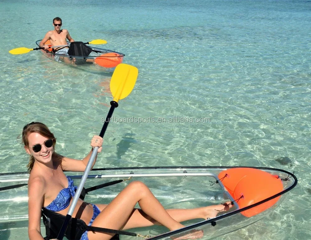 made in china high quality high strength transparent kayak in maldives