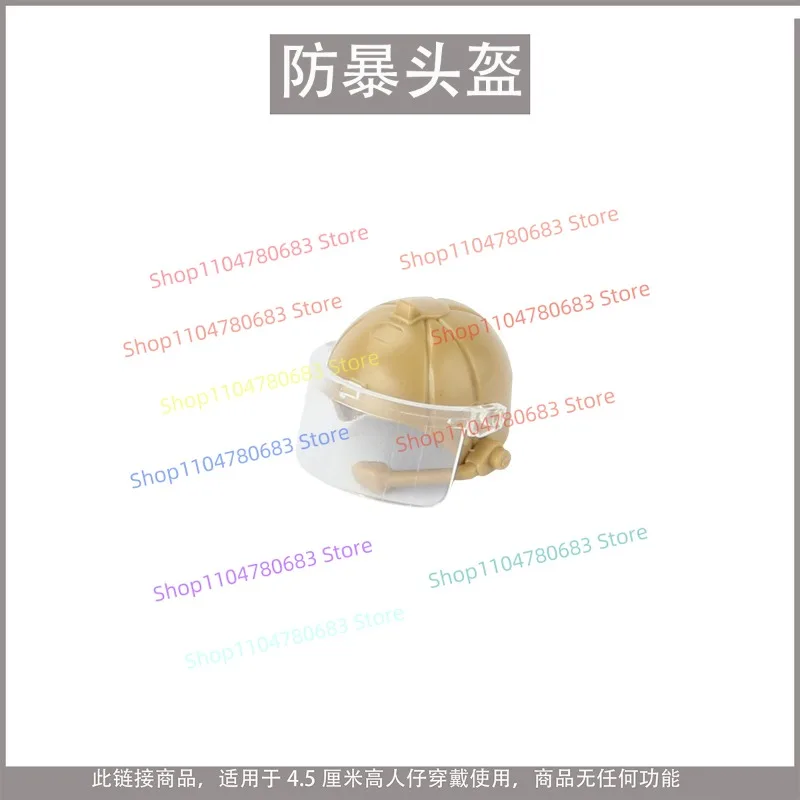 Moc acessórios militares casco de motim bloco de construção montagem modelo brinquedo anime presente dos desenhos animados decoração colecionável