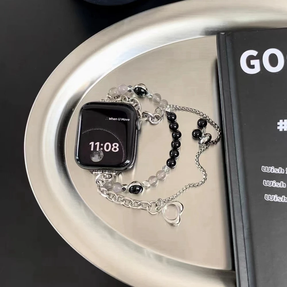 elastic force Strap for Apple Watch link Band Bracelet 11 10 9 8 41/45mm SE 7 6 5 4 Correa For iWatch 40/44mm Ultra 38/42