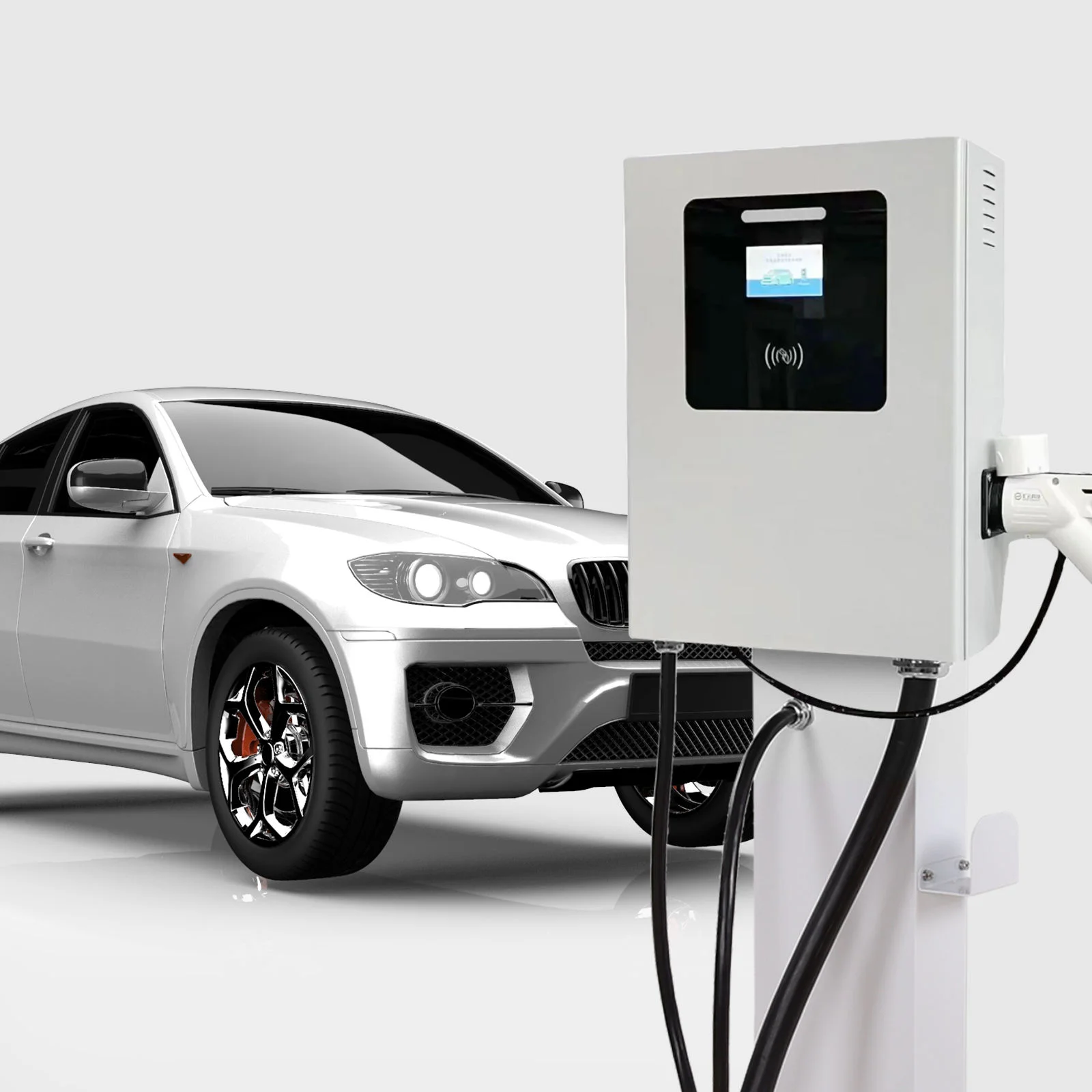 TARY 20KW 30KW 40KW CCS DC Wall-Mounted Fast EV Charger, Commercial EV Charging Station CCS GBT 4G OCPP Protocols Customizable