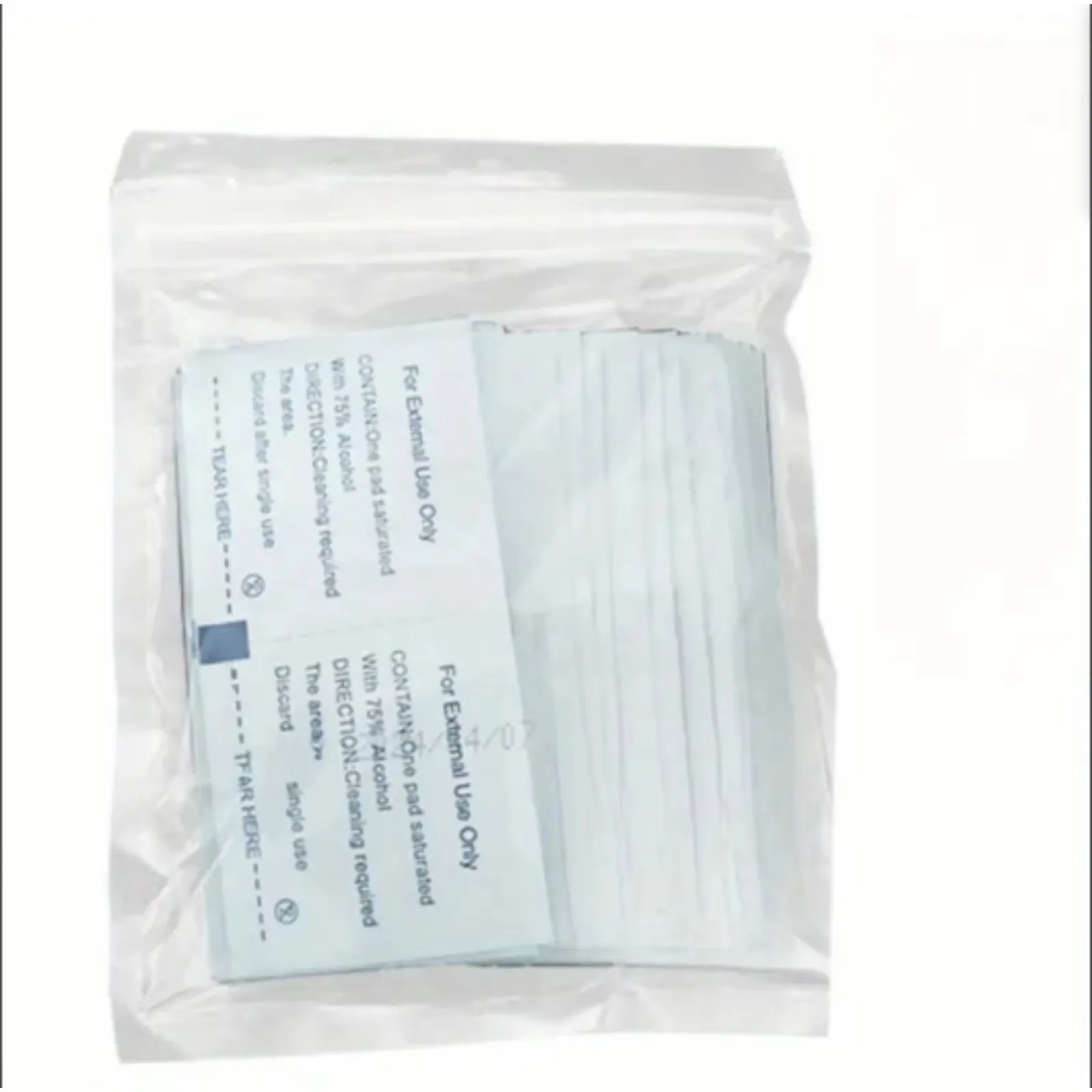 Hisopo desechable con alcohol al 75% para desinfección de heridas, caja de primeros auxilios esencial para la preparación de desastres en el hogar.