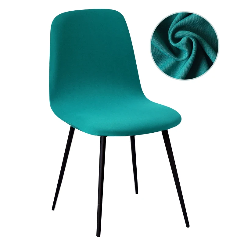 M Size Solid Color Elasticity Bar Chair Cover Short Size Seat Case-027 view 6