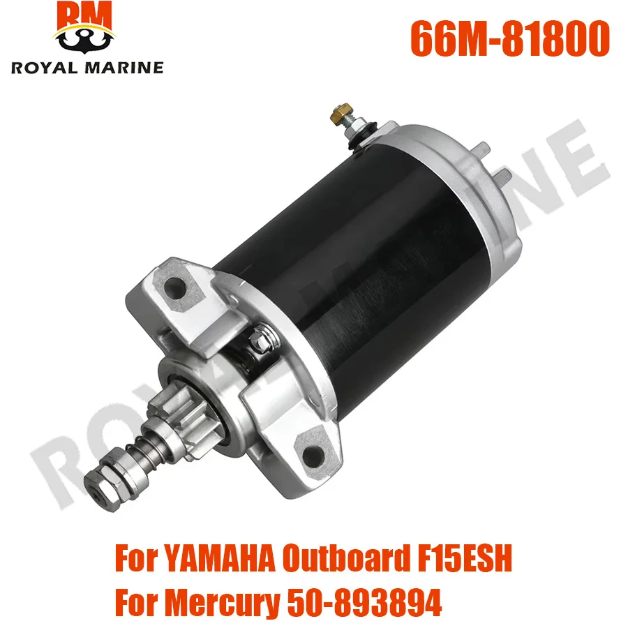 66M-81800 67C-81800 Starter For YAMAHA Outboard Engine 4 Stroke F15ESH F40 For Mercury 50-893894 50-854636 50-854636T 50-859170T