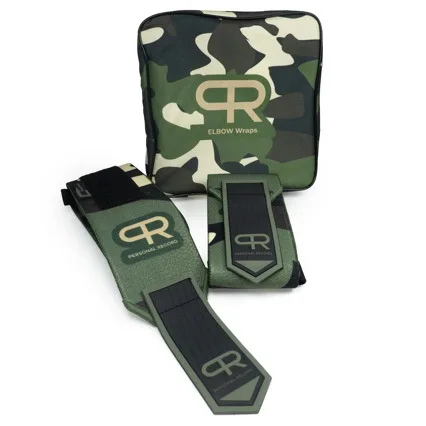 PR Camouflage Power Lift Binding Elbow, Nylon Multicolor Mosaic Universal Elbow Pads