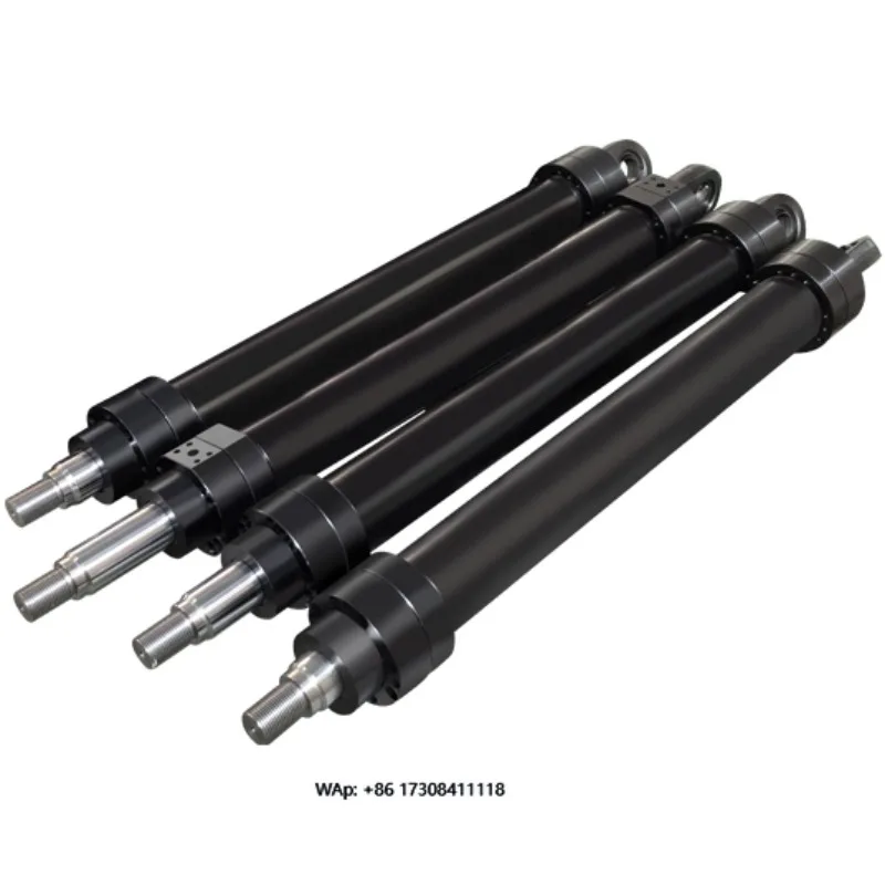 High Thrust Double Acting Large Hydraulic Cylinders for Rolling Mills Earrings with Built-in Bearings