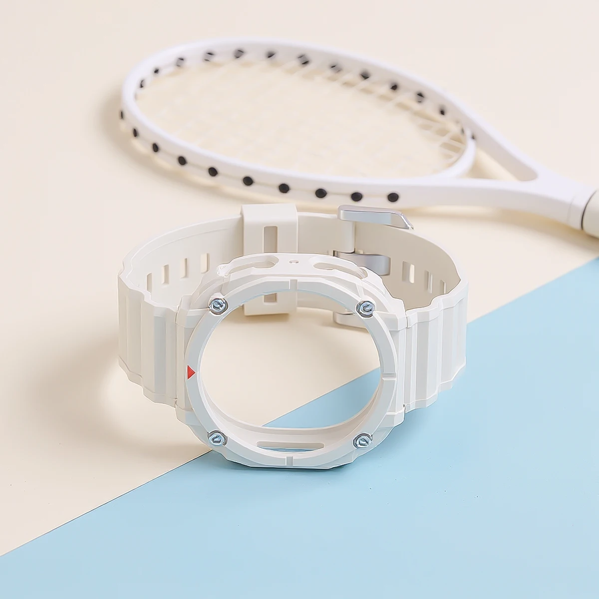 Чехол 2-в-1 + ремешок для Samsung Galaxy Watch 8, 40 мм, 44 мм, чехол-бампер для Galaxy Watch 8, защитный корпус, силиконовые аксессуары