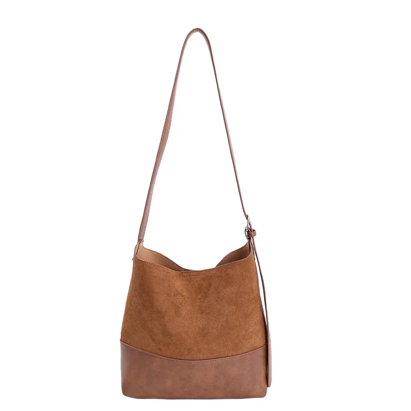 Torebka damska pod pachę w stylu vintage na rok 2025, skórzana, wielofunkcyjna, do noszenia na ramieniu lub jako listonoszka, retro, elegancka, o dużej pojemności.