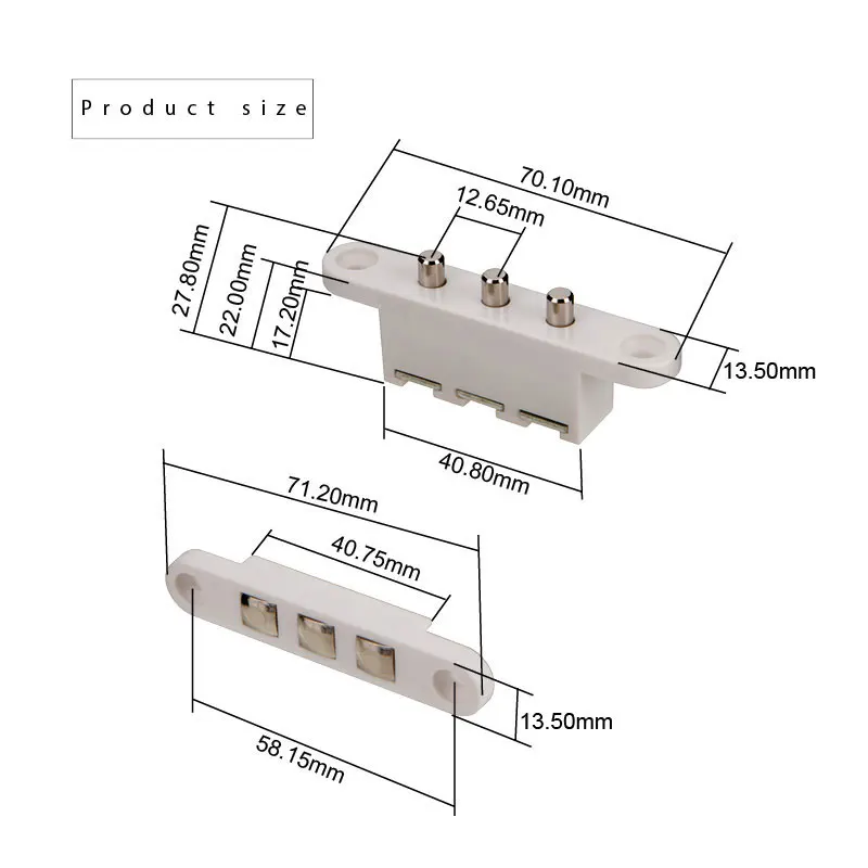 Interruptor de cable de contacto de bucle de puerta especial para cerradura eléctrica de Control de acceso de contacto