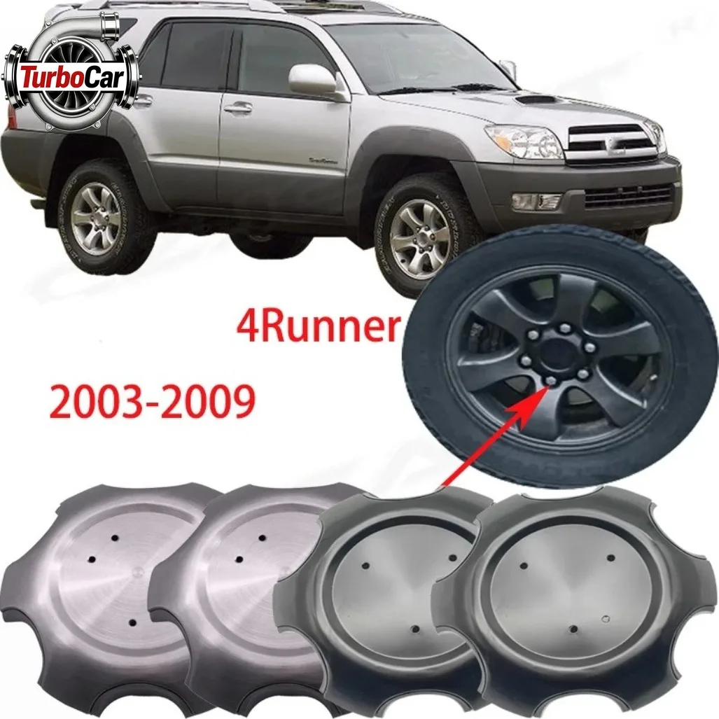 

Для Toyota Land Cruiser 4000 Prado 4.0L 120 Series 2003-2009: Колпаки ступиц колес (140 мм, 95 мм), 4 шт./компл., накладки на диски
