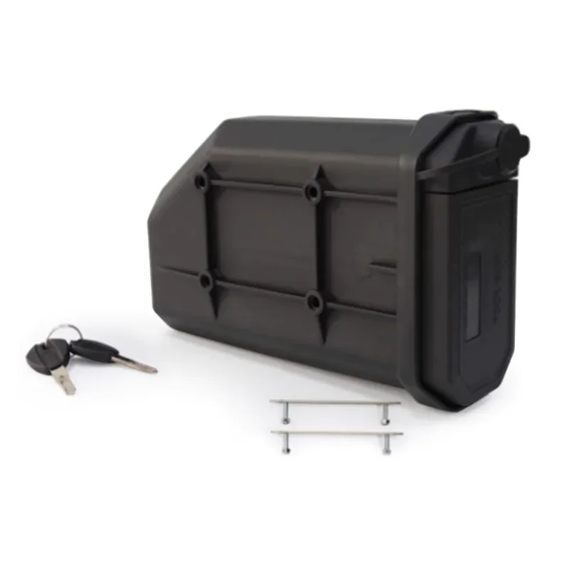 

Parts are suitable for KTM DUKE390 toolbox side box side frame aluminum alloy with lock box mounting convenient waterproof