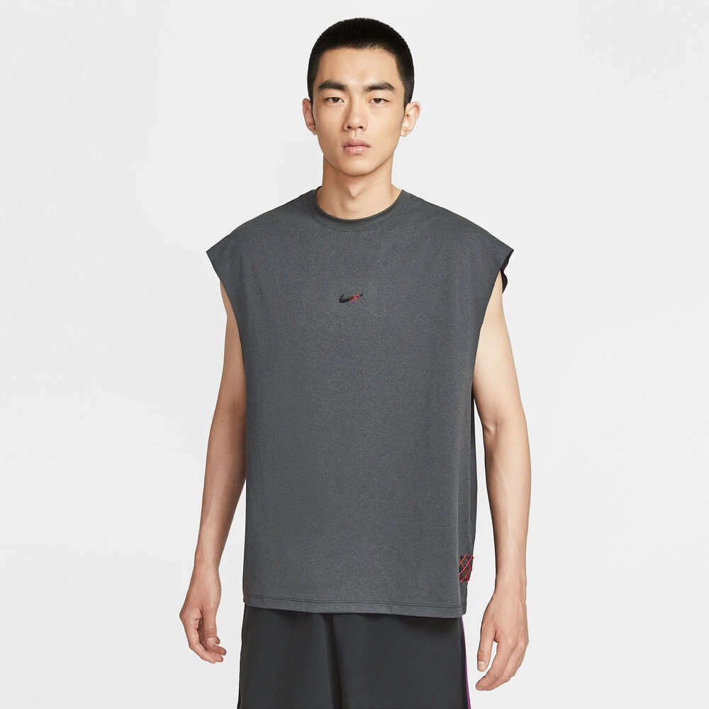 نايك 2025 الرجال AS M NK DF SL توب ستريت الرياضة تانك تي شيرت كامل HV1889-060 #1