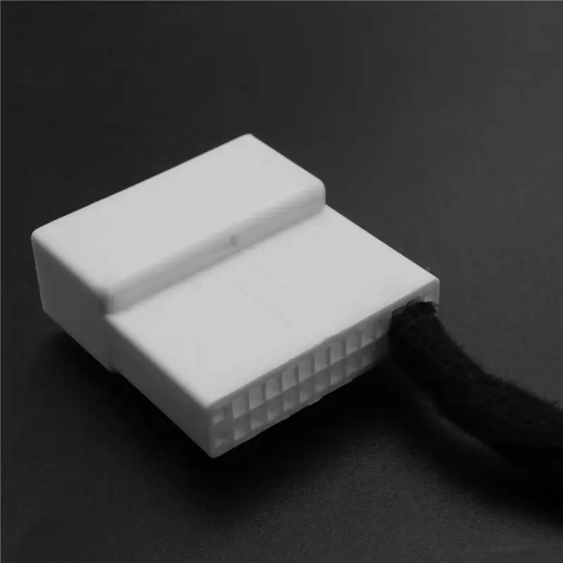 Stablize 4X 24 Pin Car Camera Adapter Connector Wire Reversing Camera To GPS Head Unit Cable For Toyota Kluger RAV4