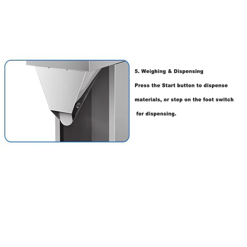 Stainless Steel Granule Powder Qutatie Filling hine Touch Control obile Caster Stand Coercial Packaging ized