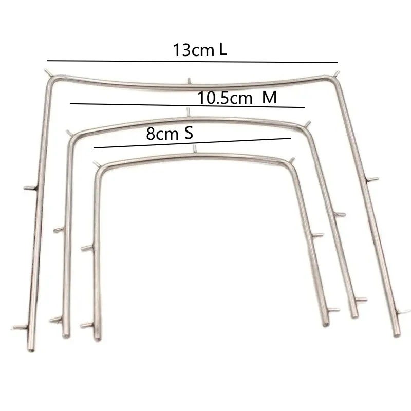 

12 шт., стоматологическая резиновая плотина из нержавеющей стали, держатель рамки, инструмент, автоклавируемый для стоматологических лабораторий, стоматологические инструменты