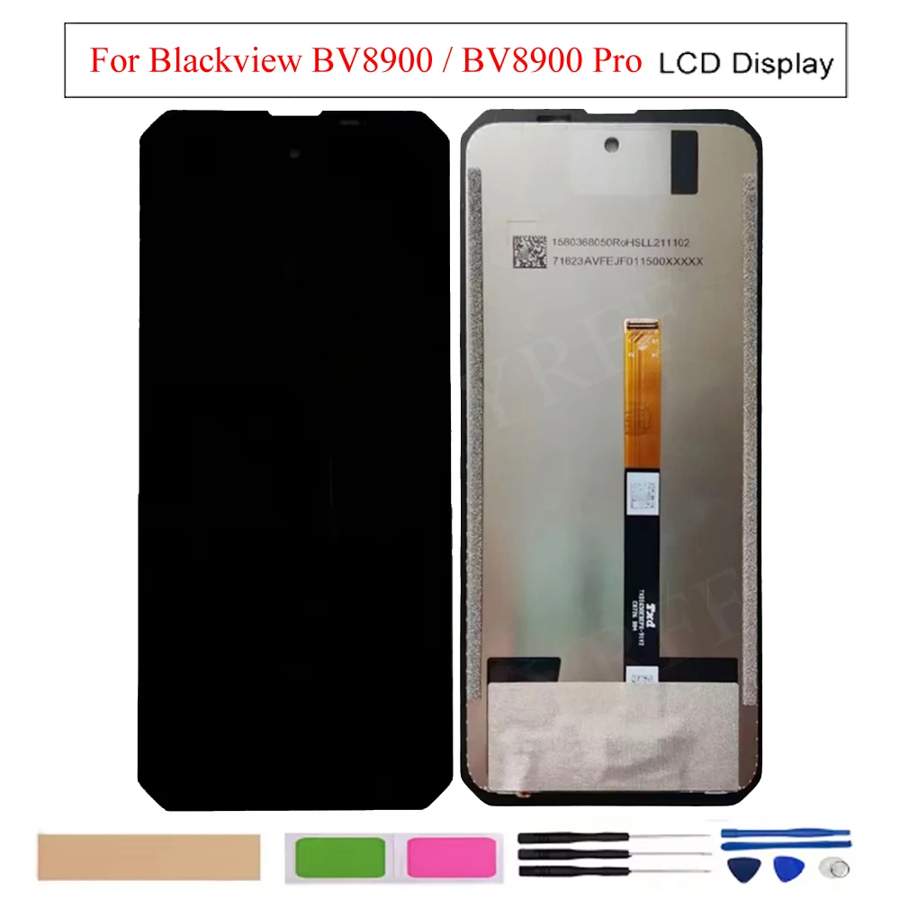 新しい-blackview-bv8900-液晶ディスプレイ-タッチスクリーンデジタイザ-65-100-オリジナル液晶-タッチデジタイザ-blackview-bv8900-プロ液晶