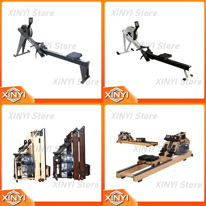 Gym Fitness Equipment Cardio Exercise Heavy Duty Rowing Machine Magnetic Air Rower for Gym Home Use