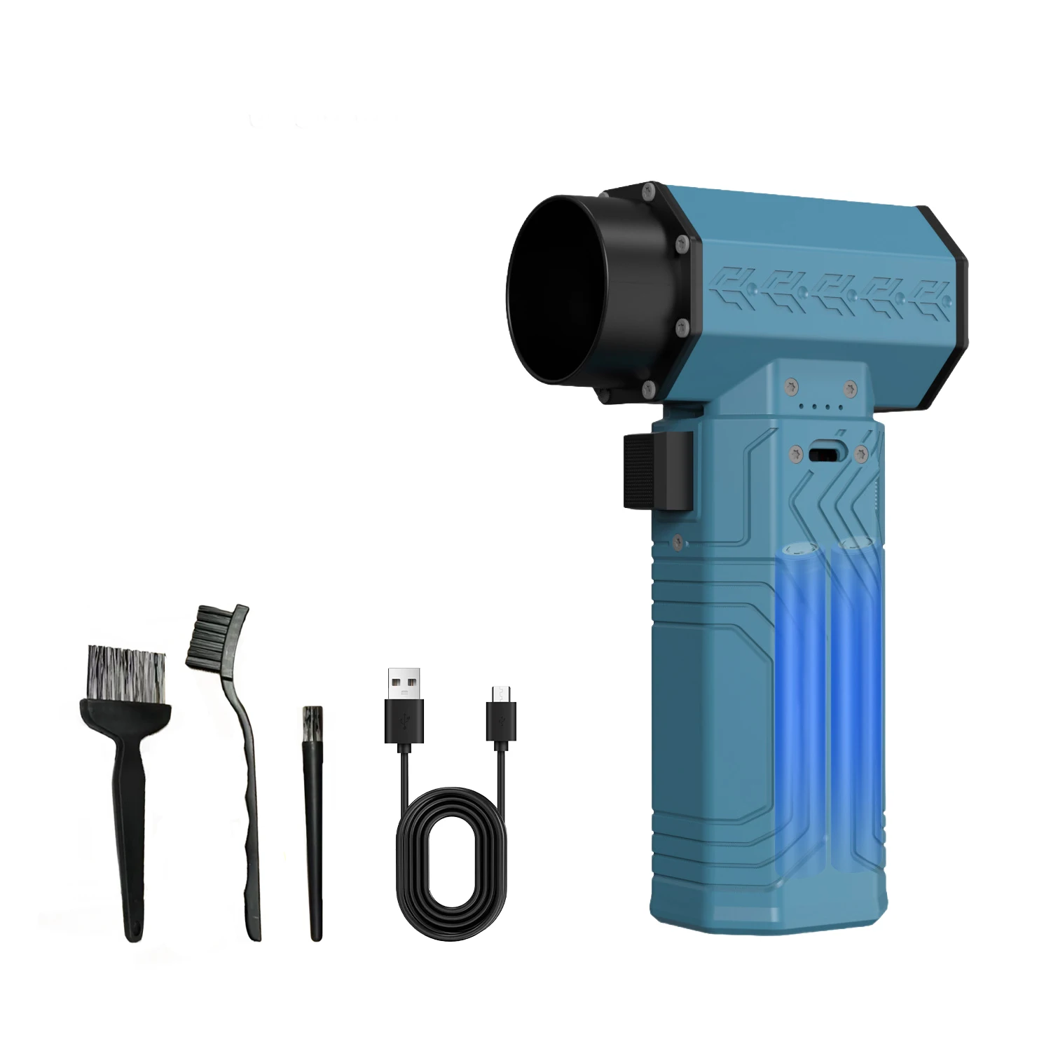 Nieuwe 210000 RPM Super wind 70 M/S Mini Turbo Fan 10000 MAH Handheld Borstelloze Motor Generatie Blower industriële Duct Fan auto