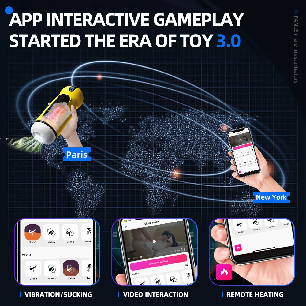 APP التدفئة التلقائي ذكر الاستمناء كأس مص ساخنة الاهتزاز فراغ جيب كس الضارب اللسان القضيب الجنس لعب للرجال #3