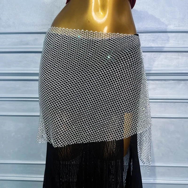 

Customized New Belly Dance Performance Dress with Waist Chain Belly Dance Belt Hip Scarf Accessories Indian Clothes Women