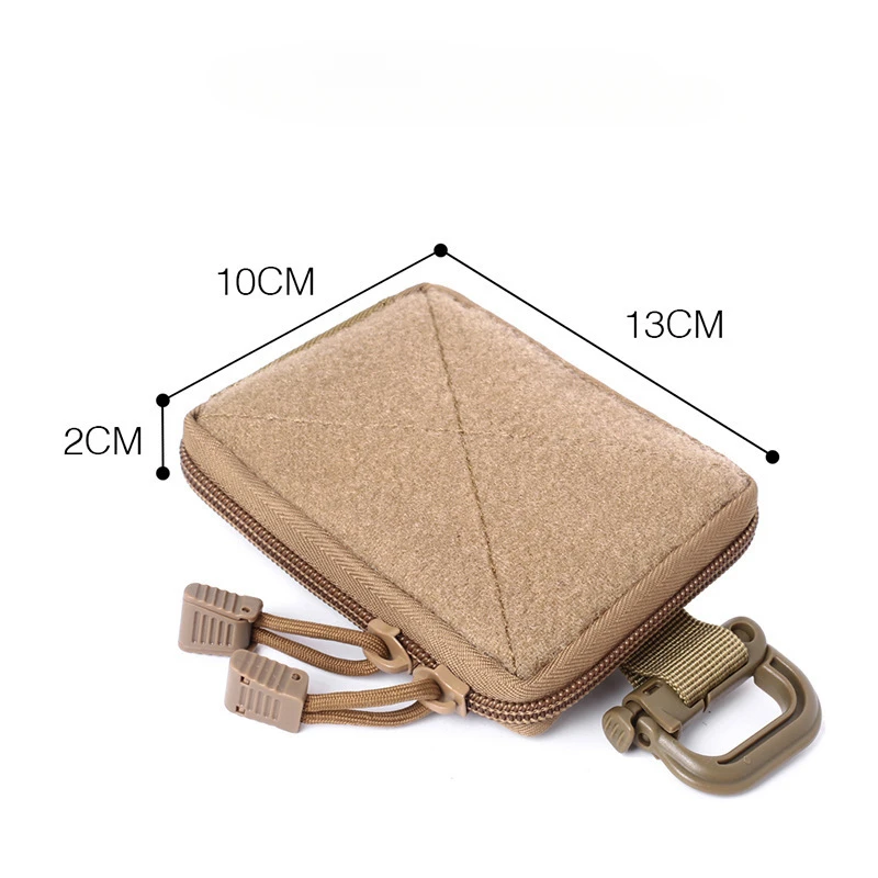 Mini Tactical Molle Utility Pouch Multi-Functional EDC Accessory Bag with Hook-and-Loop for Hunting and Camping