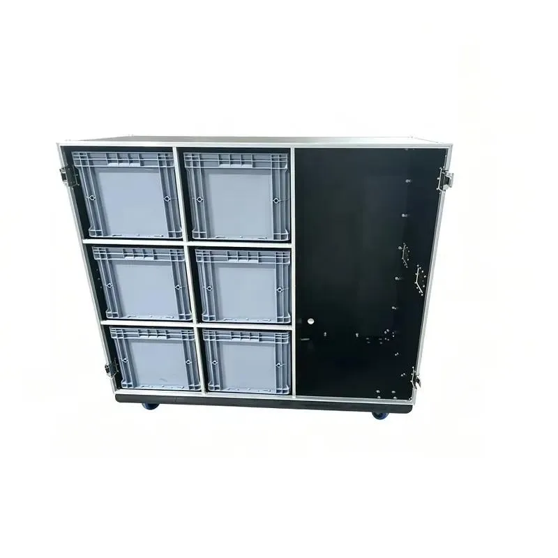 Custom Aluminum Storage Suitcase 600x400x340mm Road Transport Case