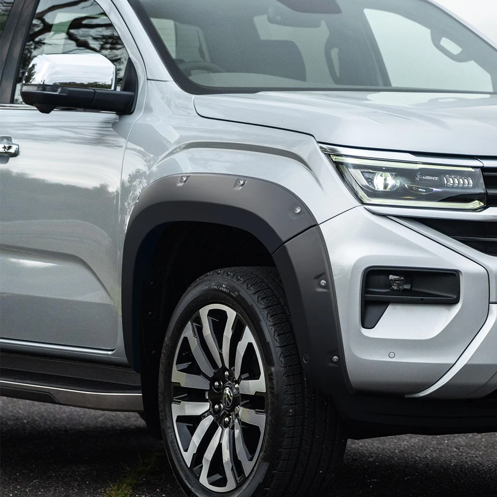 

6'' Fender Flares Wheel Arch For VW Volkswagen AMAROK 2023 2024 2025 With Sensor Dual Cab Offroad 4X4 Car Accessorie Rivet Style