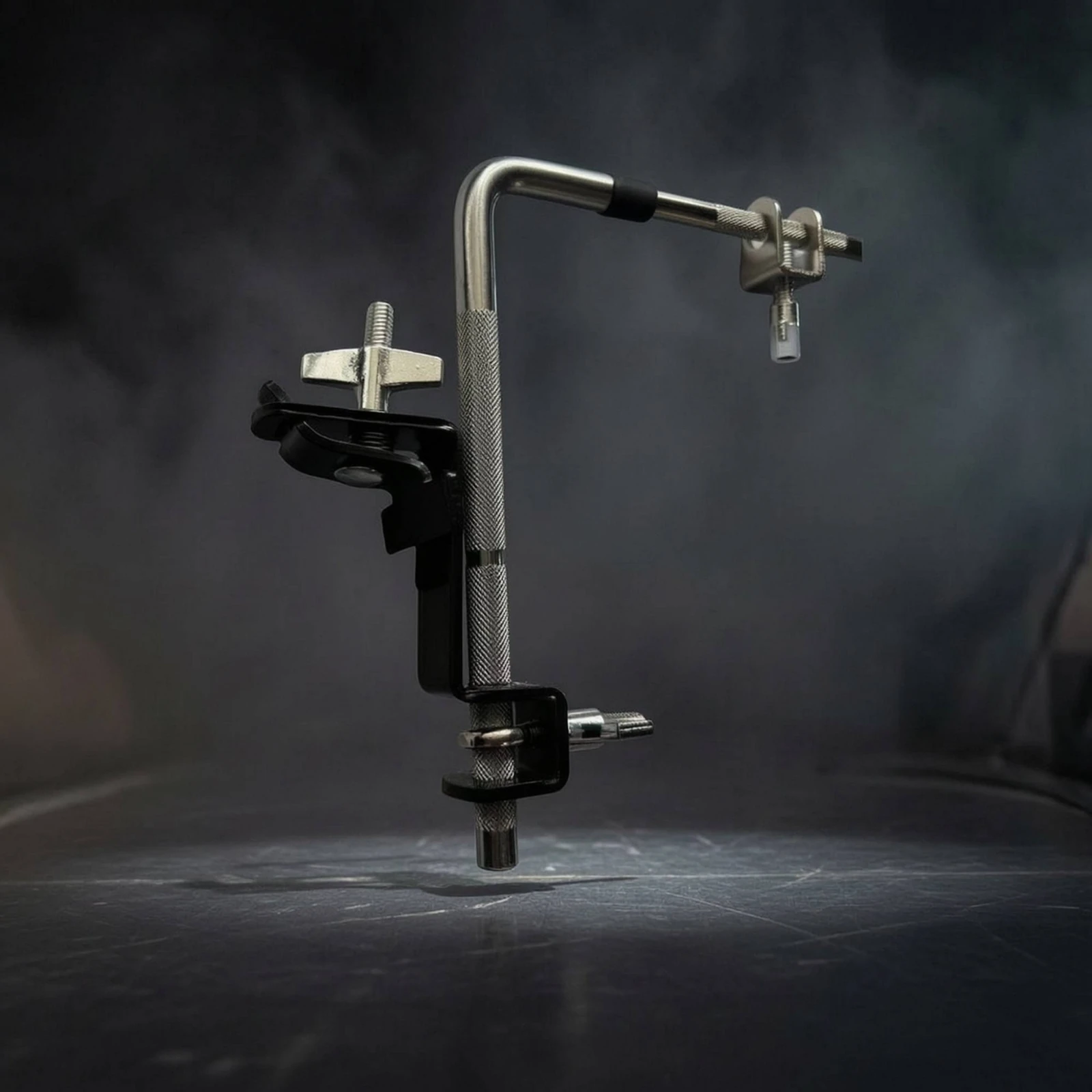 Drum Clamp with L-Rod Long-Lasting Drum Accessory Clamp Percussion Mount Sturdy Hardware Stable for Percussionists, Stage