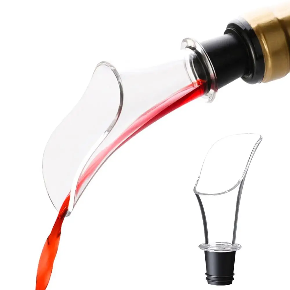 

Portable With Filter Stand Magic Red Wine Decanter Acrylic Spout Aerating Pouring Tool Quick Air Aerator