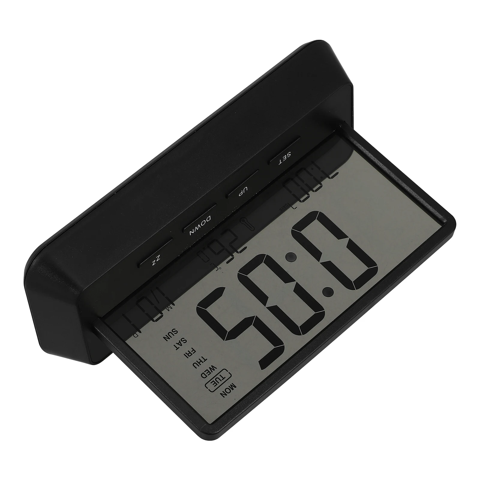 

Digital Alarm Clock with Easy-Press Buttons Compact Design for Bedroom Office Desk Use Small Digital Clock for Travel Classroom