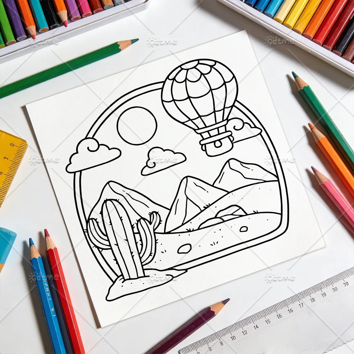 EASY ARTS Malbuch für Erwachsene und Jugendliche mit niedlichen, gemütlichen täglichen Aktivitäten zur Entspannung (Cozy Spaces Coloring) – Detail 5
