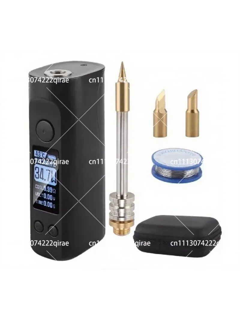75W Portable Electric Soldering Iron USB Rechargeable LED Display Constant Temperature Welding Tool