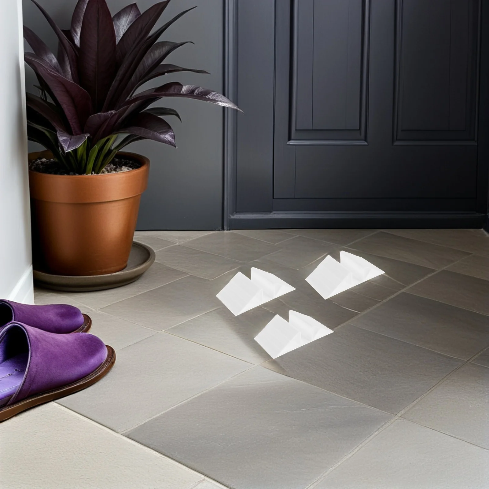 6 قطعة بوابة سلامة الطفل: U شكل سياج تعزيز الأخدود لبوابات الأطفال في الأماكن المغلقة درج المداخل أجهزة روضة الحيوانات الأليفة #4