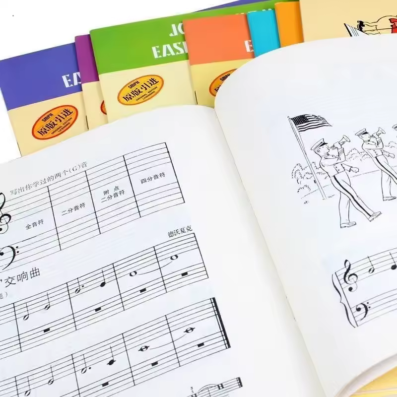 John Thompson Simple Piano Tutorial Volumes 1-8 Children's Piano Music Learning Books Beginners Simple Piano Tutorial - Image 3
