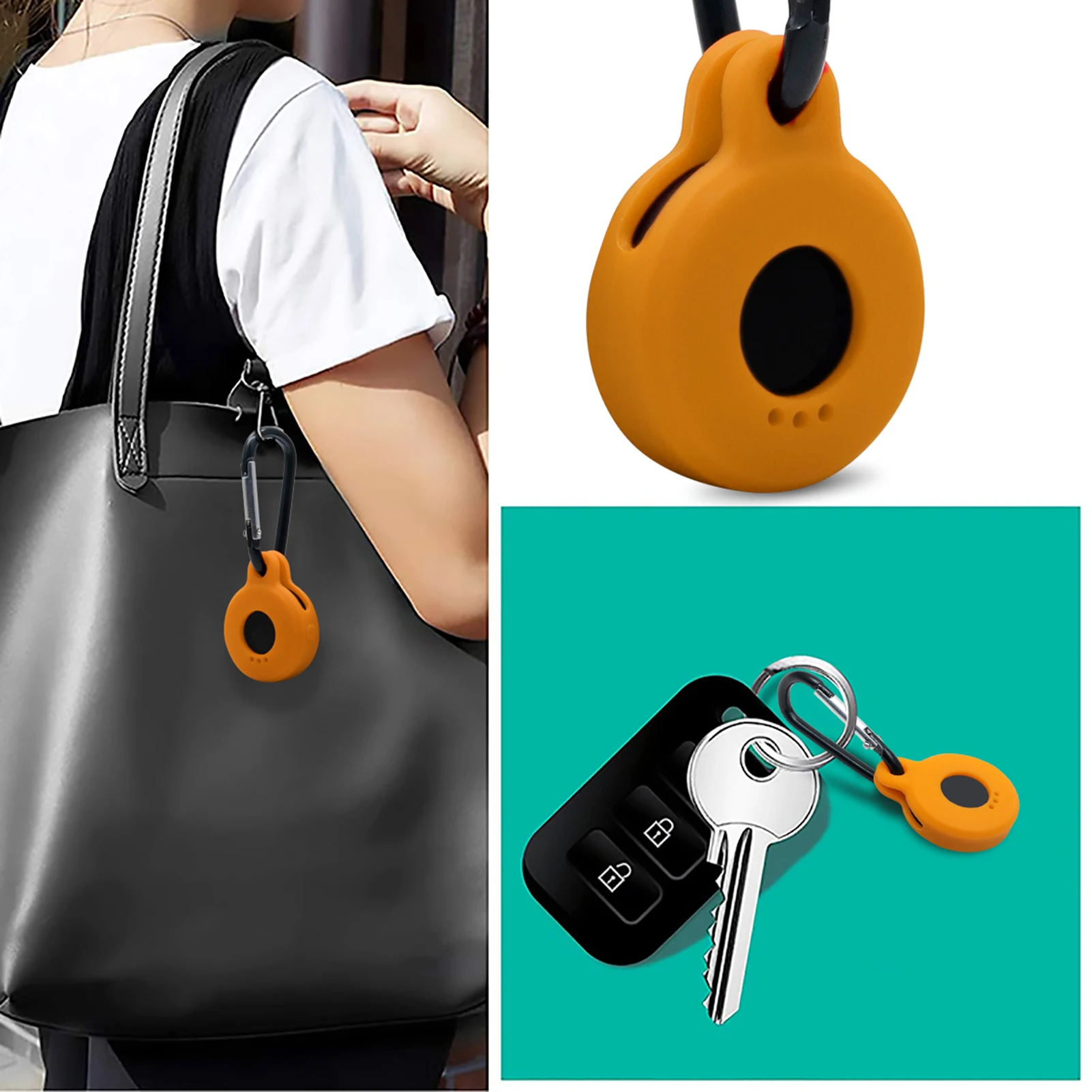 2pcs Silicone Case For Tile Sticker 2022 Tracker Cover For Pet Dog Cat Anti-lost Device Protective Cover For Tile Sticker Finder