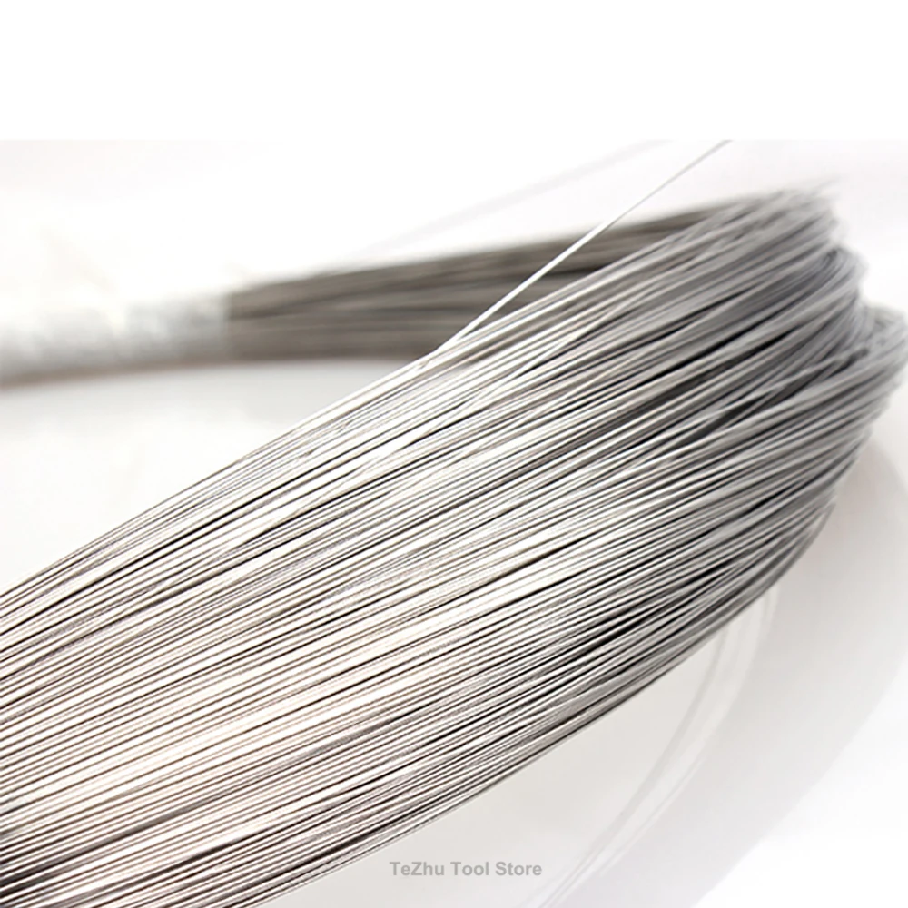 304 Stainless Steel Single Wire Medium Hard Fine Wire 0.2/0.3/0.4/0.5/0.6/0.8/1/1.2/1.5/2/2.5mm Steel Wire