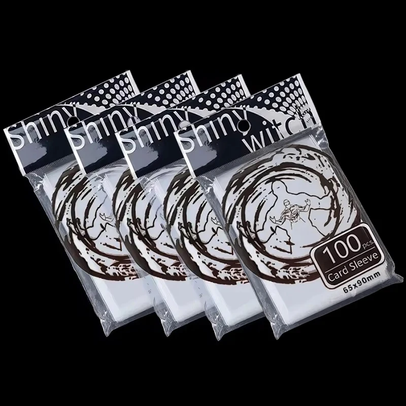 4/8/12/16/20/24Bag Card Sleeves Transparent Card Protector 65x90mm Size Available Waterproof Cards Collection Storage Supply