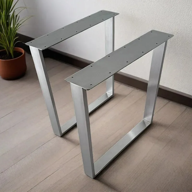 Stainless steel table legs table dining feet bracket bar legs support   feet solid wood large board bracket