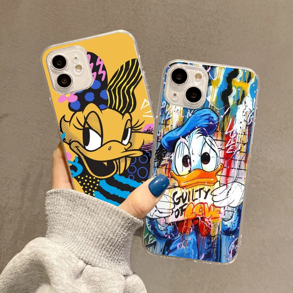 ZY9 casing bening Donald bebek untuk LG K9 K10 K11 K12 Prime K22 Max K40 K40S K41S K50 K50S K51S Plus