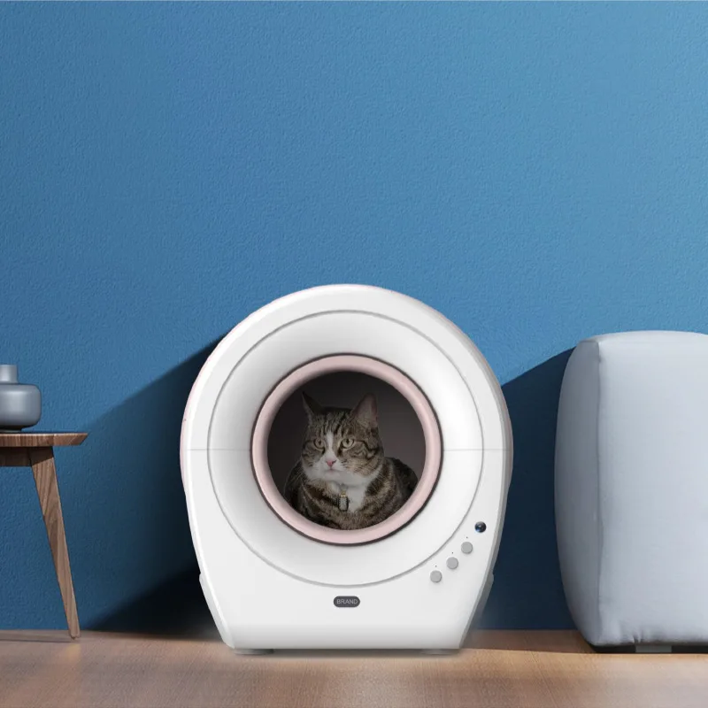 

Enclosed to Prevent External Splash Automatic Cat Cabinet Electric Intelligent Cat Toilet Self Clean Cat Box