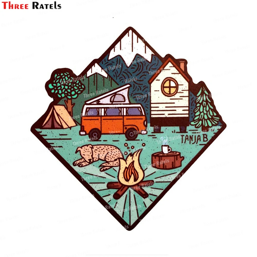 Three Ratels i508 in my element car stickers waterproof scratch-proof decals vinyl laptop styling trunk stickers