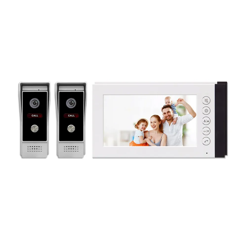 Factory Wholesale Video Door Phone System Home Intercom with 7Inch Touch Screen Display AHD 1080P Doorbell