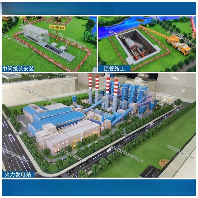 High voltage lab display, power course teaching aid, custom power training substation wind thermal converter station sand table